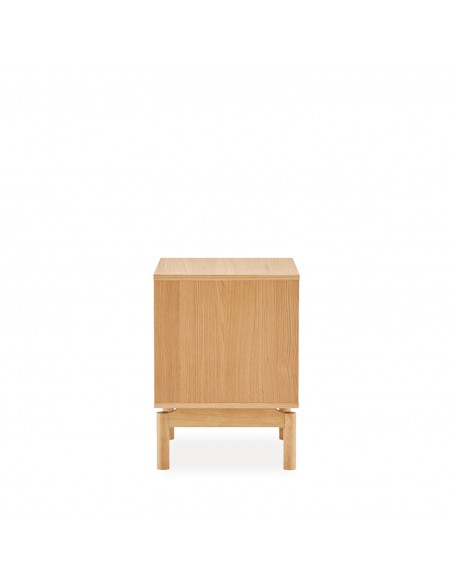 Mesa de cabeceira estilo nórdico BERNA 60, melamina carvalho.