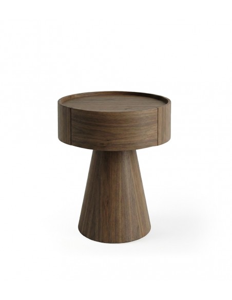 Mesa de Cabeceira JAMES nogueira Moderna e Elegante
