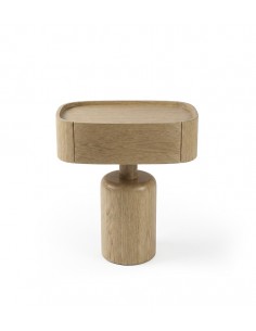 Mesa de cabeceira BENJA, design moderno, carvalho com...