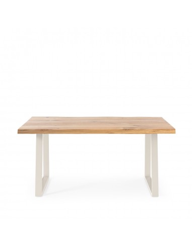 Mesa de comedor industrial CAROLE 180 cm roble...