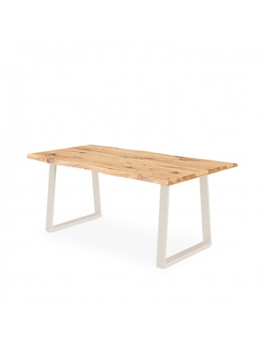 Mesa de comedor industrial CAROLE 180 cm roble...