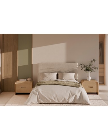 Mesa cabeceira design curvo em carvalho JASPER...
