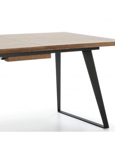 MESA DE sala de JANTAR INDUSTRIAL EXTENSÍVEL, YOTARO 140x90