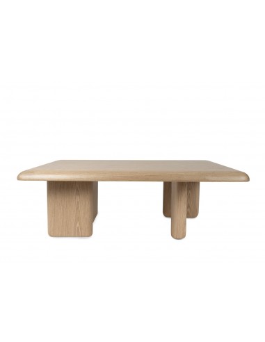 Mesa centro de diseño curvo TYLER 120 x 70 en...