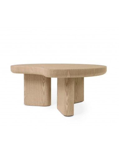 Mesa centro JEROME 80, madera roble diseño...