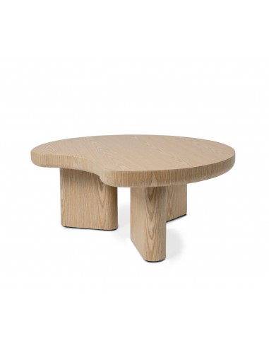 Mesa centro JEROME 80, madera roble diseño...
