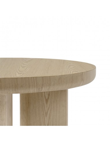 Mesa centro JEROME 80, madera roble diseño...