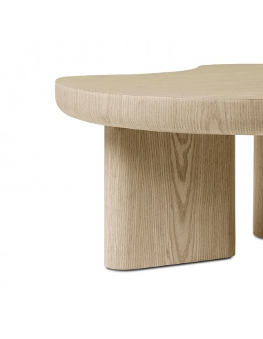 Mesa centro JEROME 80, madera roble diseño...