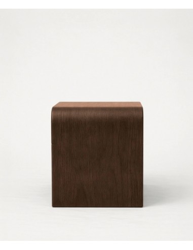 Mesa cabeceira design curvo em nogueira JASPER...