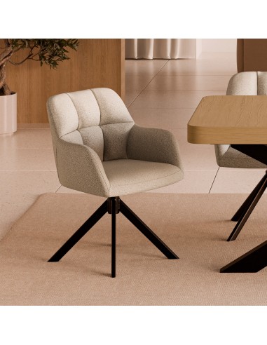 Silla giratoria con brazos de diseño moderno...
