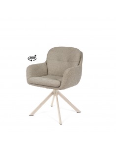 Silla diseño moderno LEX giratoria 360º con brazos en...