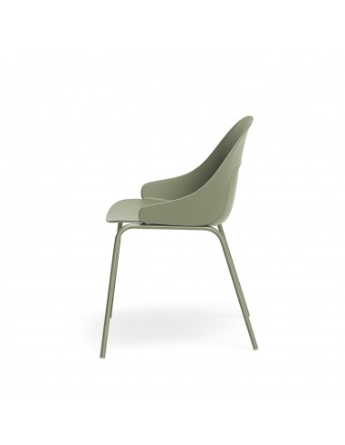 Silla de polipropileno con brazos SEPHORA y...