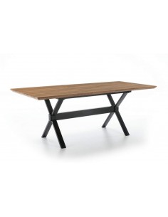 MESA EXTENSÍVEL DESIGN INDUSTRIAL HOLE 160(200)x90, Carvalho 2