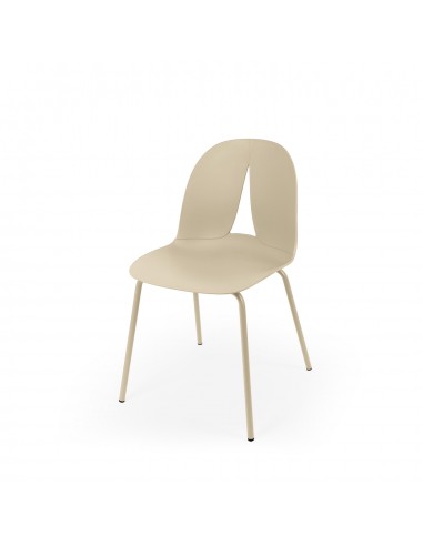 Silla de polipropileno moderna ARWEN y patas...