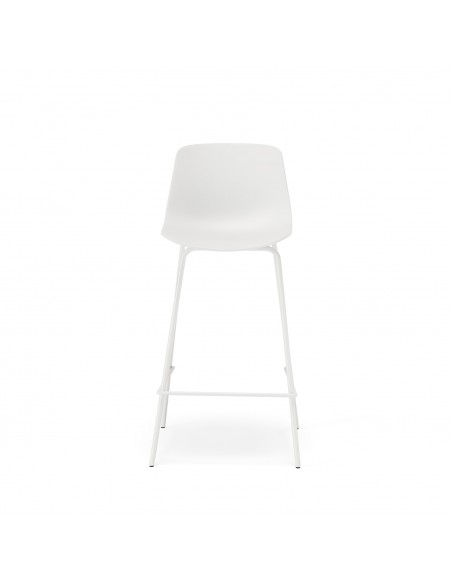 Banqueta minimalista em polipropileno ELTON 68, altura média