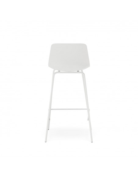 Banqueta minimalista em polipropileno ELTON 68, altura média