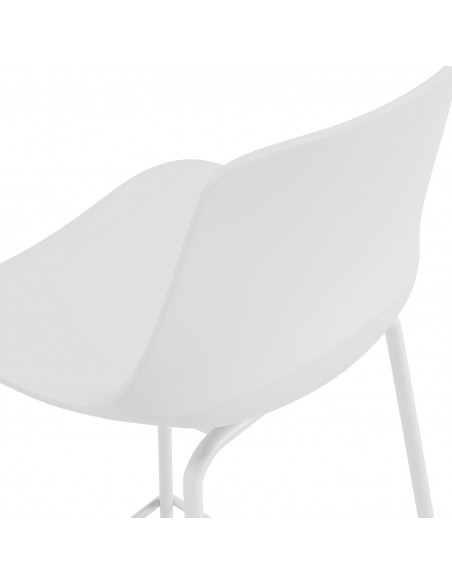 Banqueta minimalista em polipropileno ELTON 68, altura média