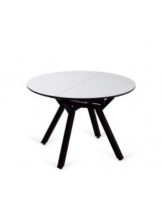Mesa redonda extensible Cantábrico 110 (150) x 110,...