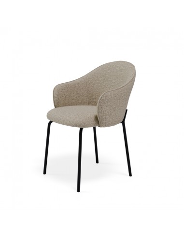 Silla con brazos, diseño moderno MIRABELLA tela...