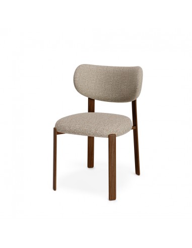 Cadeira de design RUMI estofada com pés em...