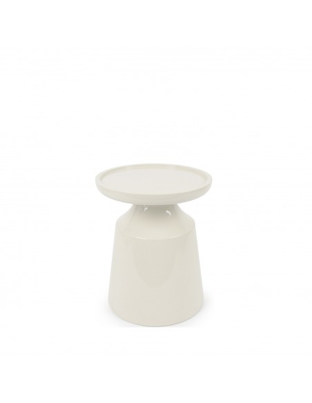 copy of Mesa auxiliar HENRY diseño escultórico lacado brillo contemporáneo