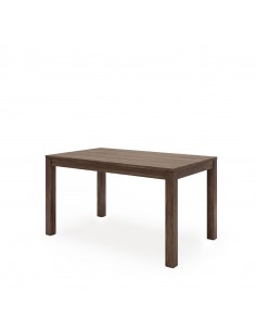 Mesa extensible atemporal MOLLY 120 (168) x 85, nogal