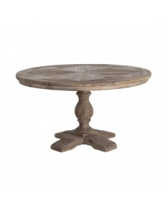 Mesa Redonda mediterranea RÚSTIKA 140 de Madera de Pino...