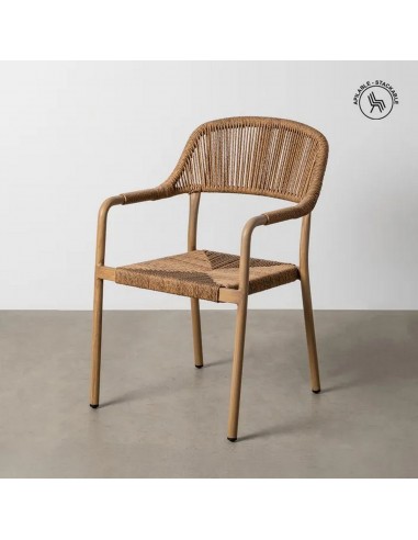 Silla con Brazos Apilable de exterior CONTREAU...