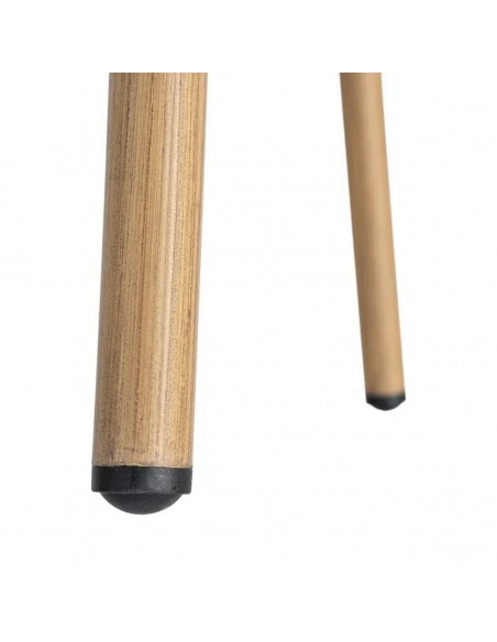 Silla con Brazos Apilable de exterior CONTREAU de Aluminio y Ratán