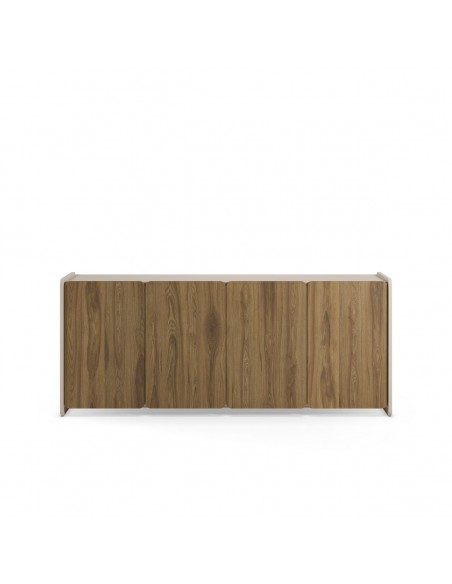 Aparador moderno BOUCLEON 180 cm creme e carvalho escuro