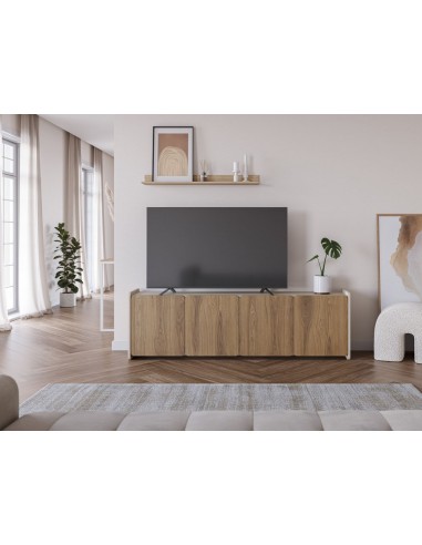 Móvel TV moderno BOUCLEON 180 cm creme e...