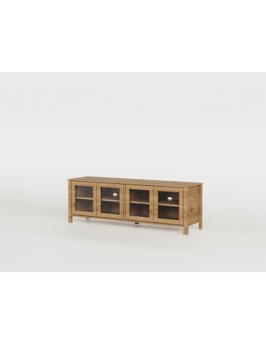 Mueble de TV colonial en pino cera ALESSANDRA...
