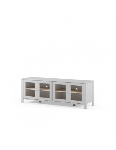 Mueble de TV mediterráneo blanco ALESSANDRA...