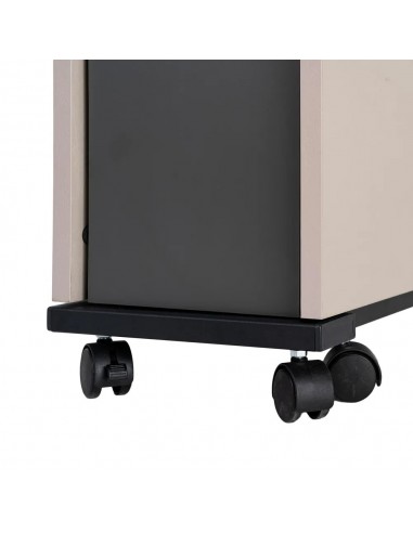 Mesa Dobrável COMPACT Preto-Creme 148 cm...