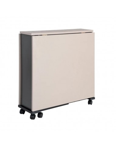Mesa Plegable COMPACT Negro-Crema 148 cm...