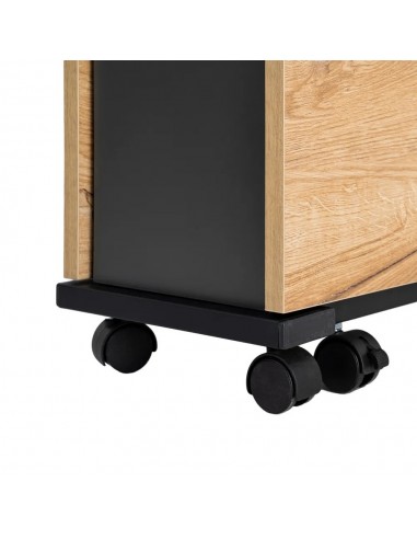 Mesa Plegable COMPACT Negro-Roble 148 cm...