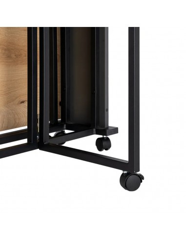 Mesa Dobrável COMPACT Carvalho-Preto 148 cm...