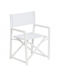 Silla Exterior Plegable DIRECTOR de Aluminio y Textileno 2