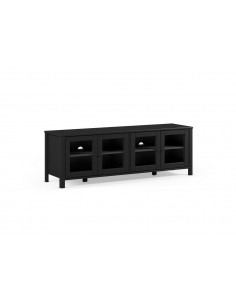 Mueble de TV colonial en negro ALESSANDRA 150, 4 Puertas...