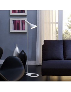 Lámpara de pié JACOB, metal blanco 2