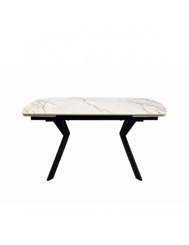 Mesa Extensível porcelânico efeito mármore...