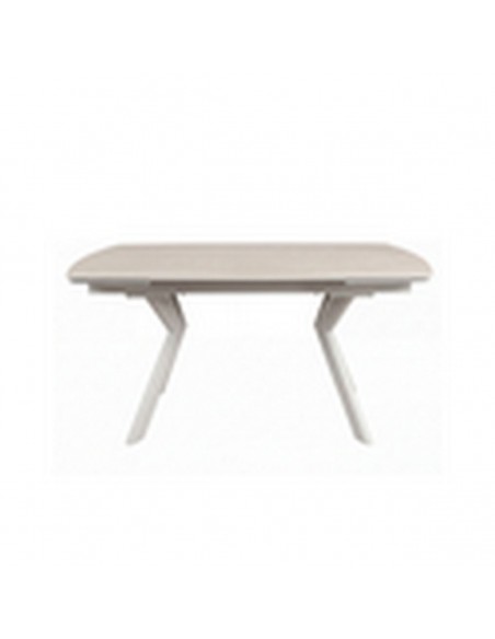 Mesa Extensible Porcelánico Beige Nolan 140-200 cm