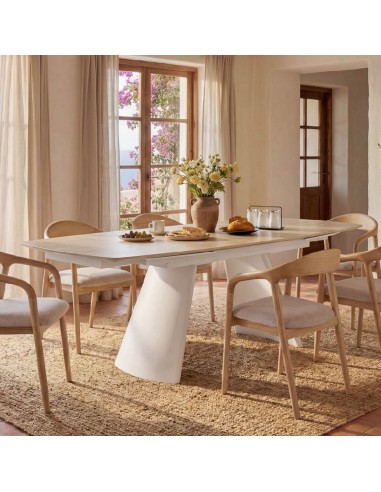 Mesa Extensible LANDA 160-240 Porcelánico y...