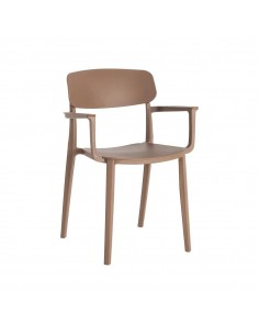 Silla con brazos Apilable Exterior CANTRAC de Polipropileno 2