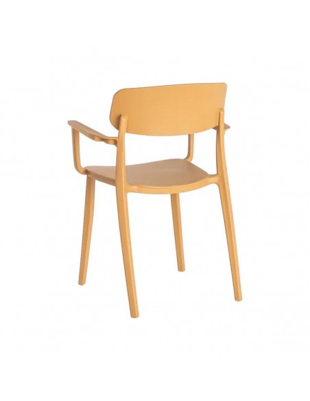 Silla con brazos Apilable Exterior CANTRAC de Polipropileno