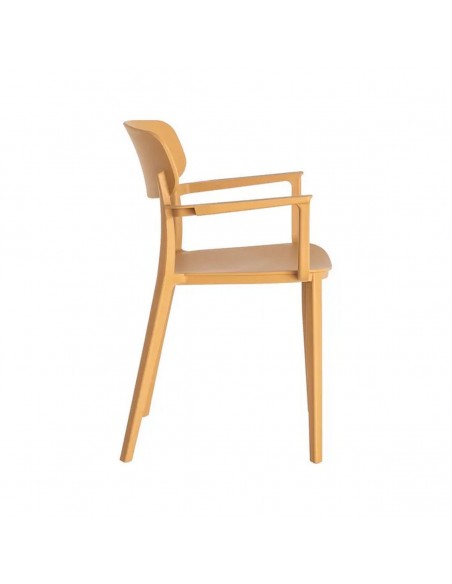 Silla con brazos Apilable Exterior CANTRAC de Polipropileno