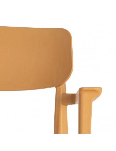 Silla con brazos Apilable Exterior CANTRAC de Polipropileno