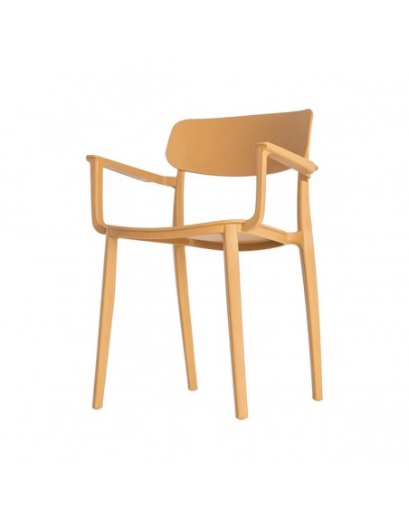 Silla con brazos Apilable Exterior CANTRAC de Polipropileno