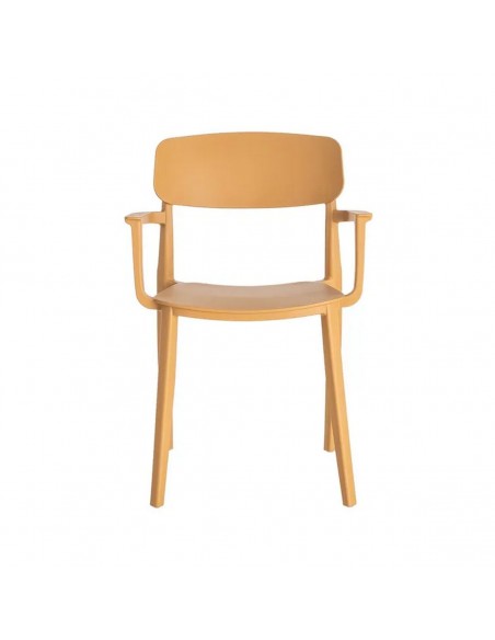 Silla con brazos Apilable Exterior CANTRAC de Polipropileno