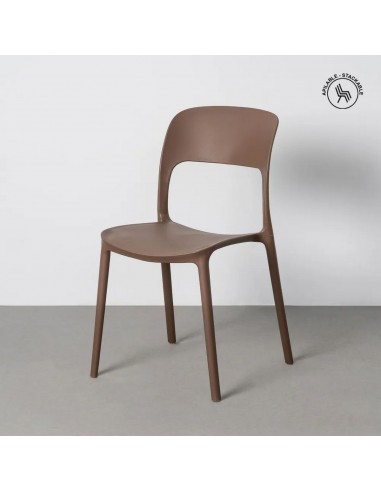 Silla Apilable Exterior CENTRAC de Polipropileno